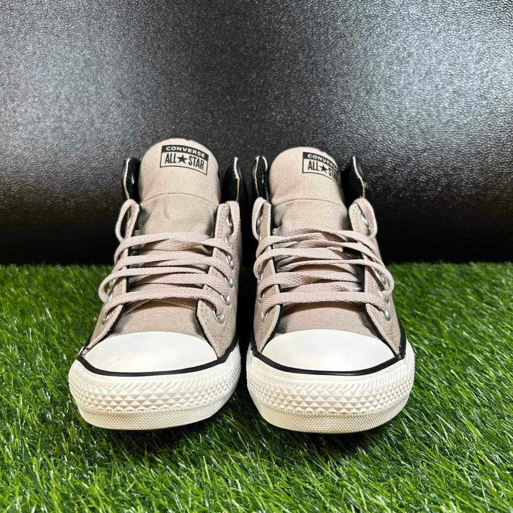 Converse Chuck Taylor All Star High Street Mid Mens 8 Papyrus Black White New - Picture 2 of 13